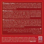 SKINS - PRESERVATIVI PREMIUM ALLA FRAGOLA CONFEZIONE DA 4