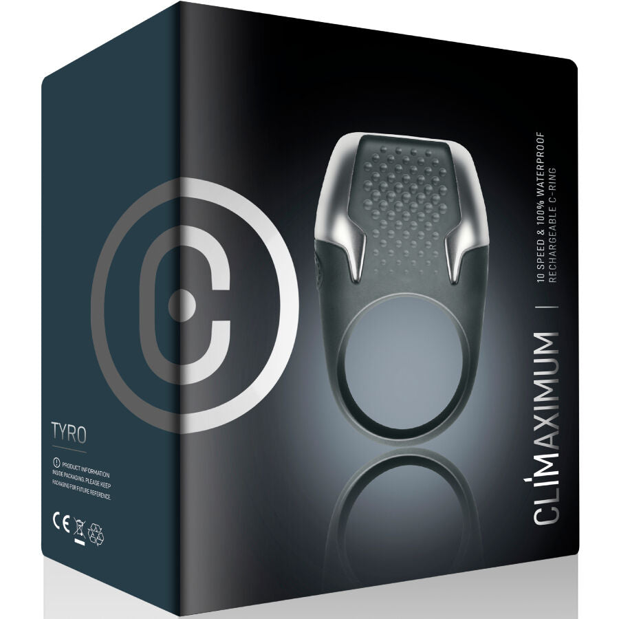 CLIMAXIMUM - ANELLO VIBRANTE PER IL PENE TYRO CON LUCI LED