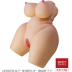 CRAZY BULL - GRACE TORSO FEMMINILE REALISTICO VAGINA E ANALE 7,5 KG