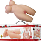 CRAZY BULL - MIA TORSO FEMMINILE REALISTICO VAGINA E ANALE 8,5 KG
