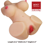 CRAZY BULL - EMMA TORSO FEMMINILE REALISTICO VAGINA E ANALE 4,8 KG
