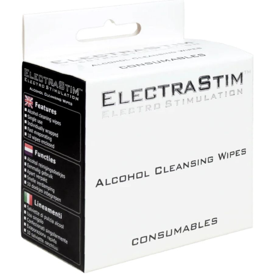 ELECTRASTIM - SALVIETTINE DETERGENTI ALL'ALCOOL 10 UNITÀ