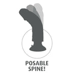 KING COCK - DILDO VIBRATORE 17.78 CM NATURALE