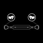 FETISH SUBMISSIVE - PETTORINA DOGGY STYLE CON FODERA IN NOPRENE