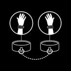 FETISH SUBMISSIVE - MANETTE IN PELLE VEGANA CON FODERA IN NOPRENE