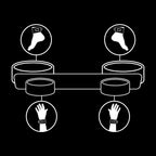 FETISH SUBMISSIVE - BARRA DI DIFFUSORE BONDAGE CON FODERA IN NOPRENE