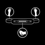 FETISH SUBMISSIVE - MANETTE CON FODERA IN NOPRENE E MANIGLIA