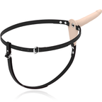 FETISH SUBMISSIVE HARNESS - VIBRATORE IN SILICONE CARNE 15 CM
