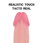 ROCKARMY - IMBRACATURA + DILDO REALISTICO TIGRE A DOPPIA DENSIT 14 CM -O- 4.46 CM